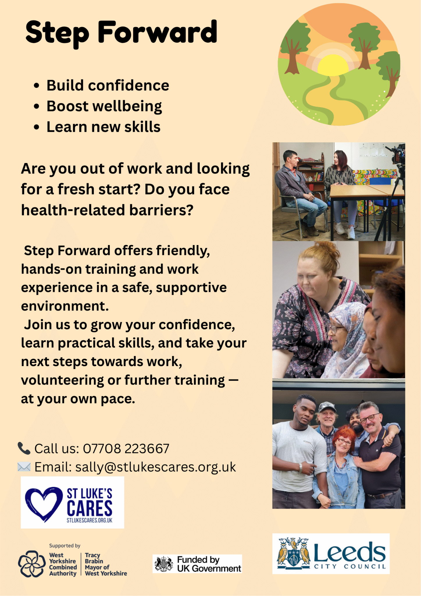 Step Forward Course - St Luke's Cares Charity, Leeds